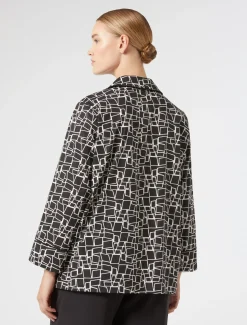 Camicia in popeline stampato