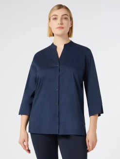 Camicia in popeline stretch