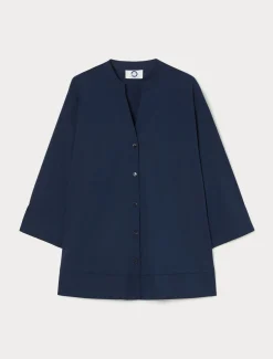 Camicia in popeline stretch