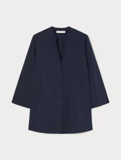 Camicia in popeline stretch