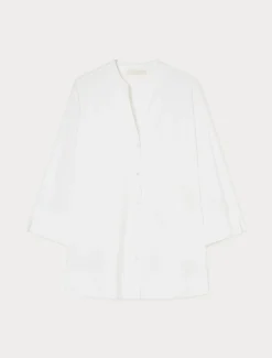 Camicia in popeline stretch