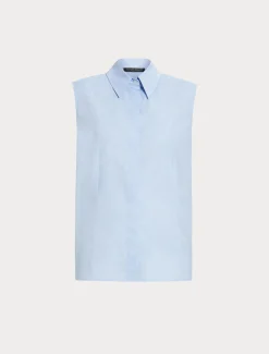 Camicia in popeline tinto filo