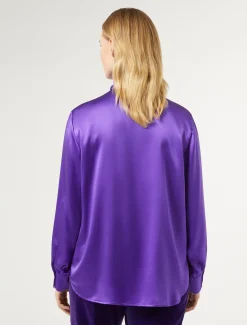 Camicia in raso di seta