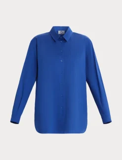 Camicia in raso stretch