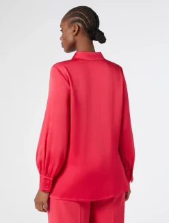 Camicia in satin leggero