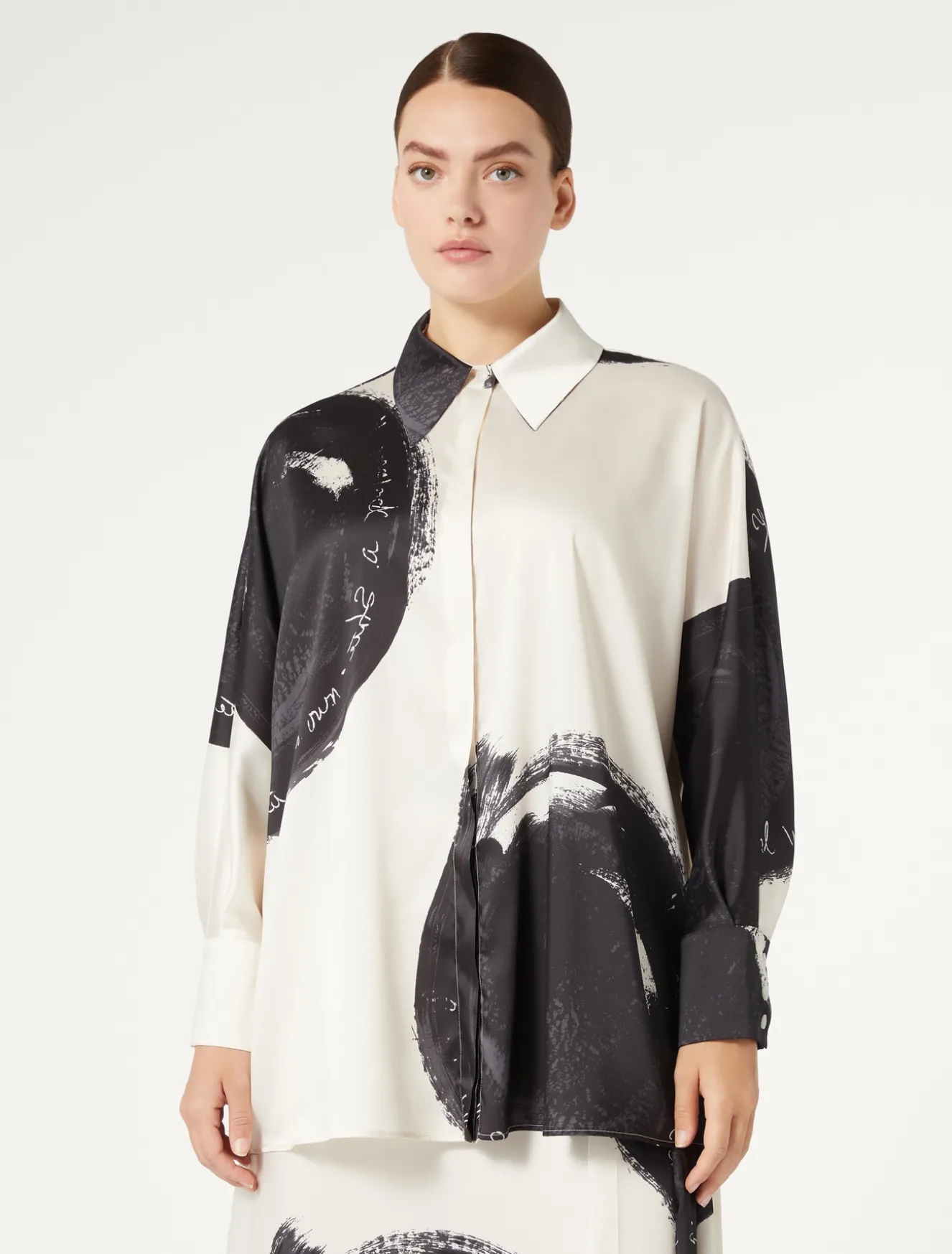 Camicia in twill stampato