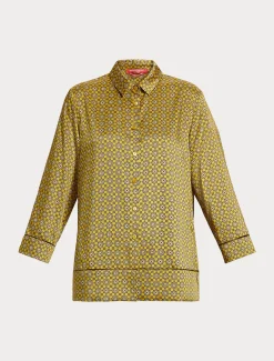 Camicia in twill stampato