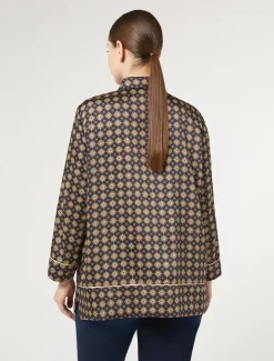 Camicia in twill stampato