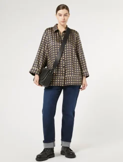 Camicia in twill stampato
