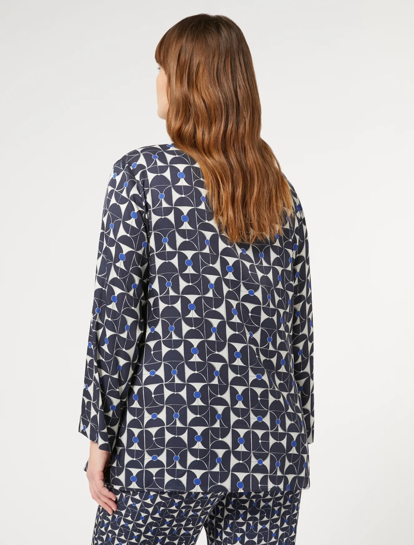 Camicia in twill stampato