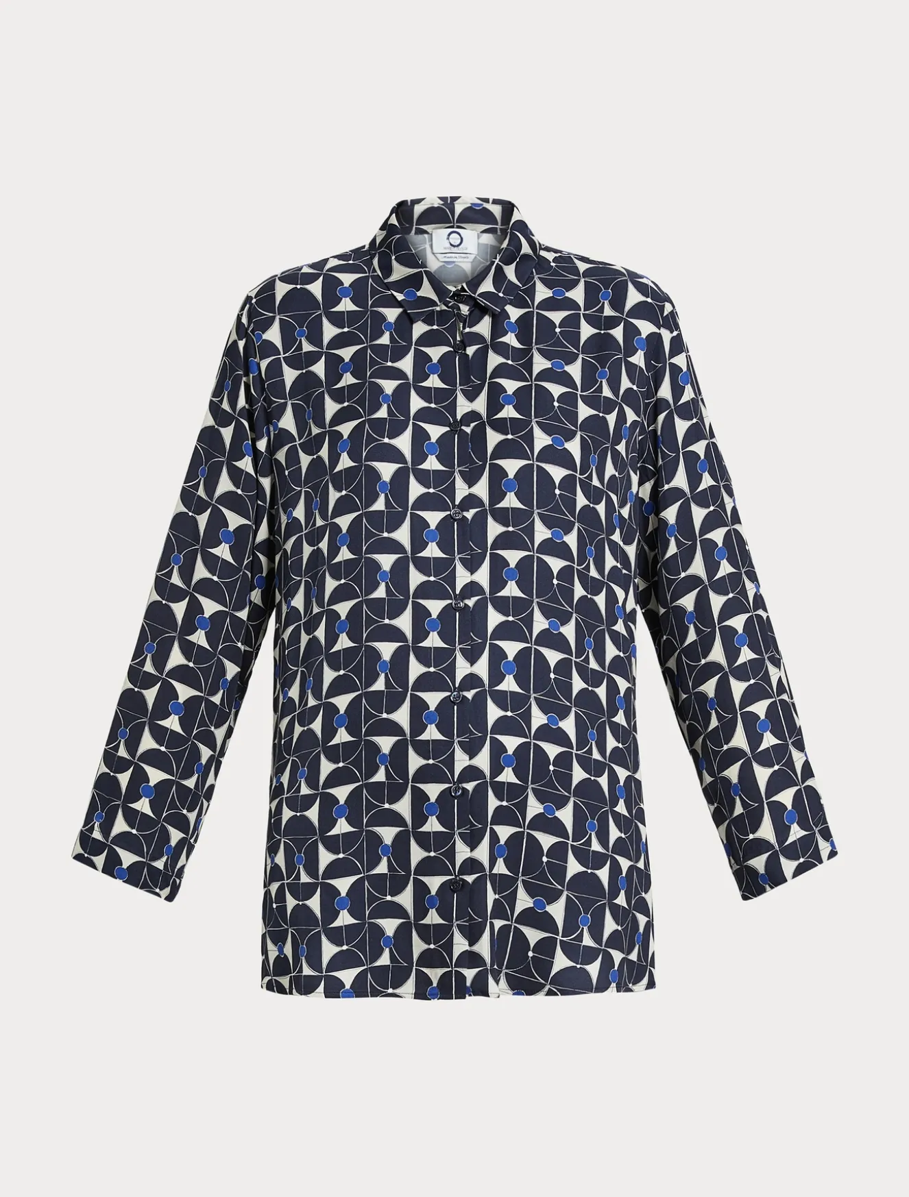 Camicia in twill stampato