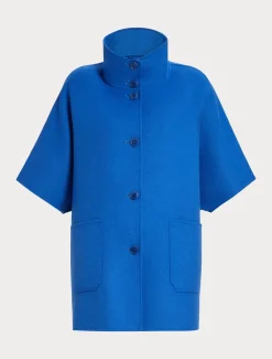 Cappa in double di misto lana