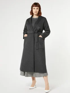 Cappotto in double di lana