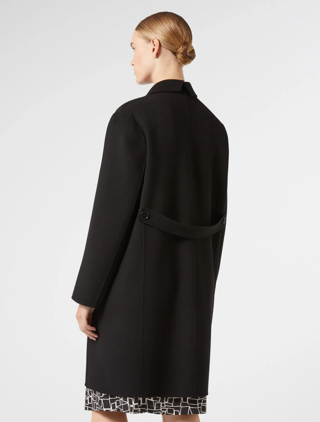 Cappotto in double di lana e cachemire