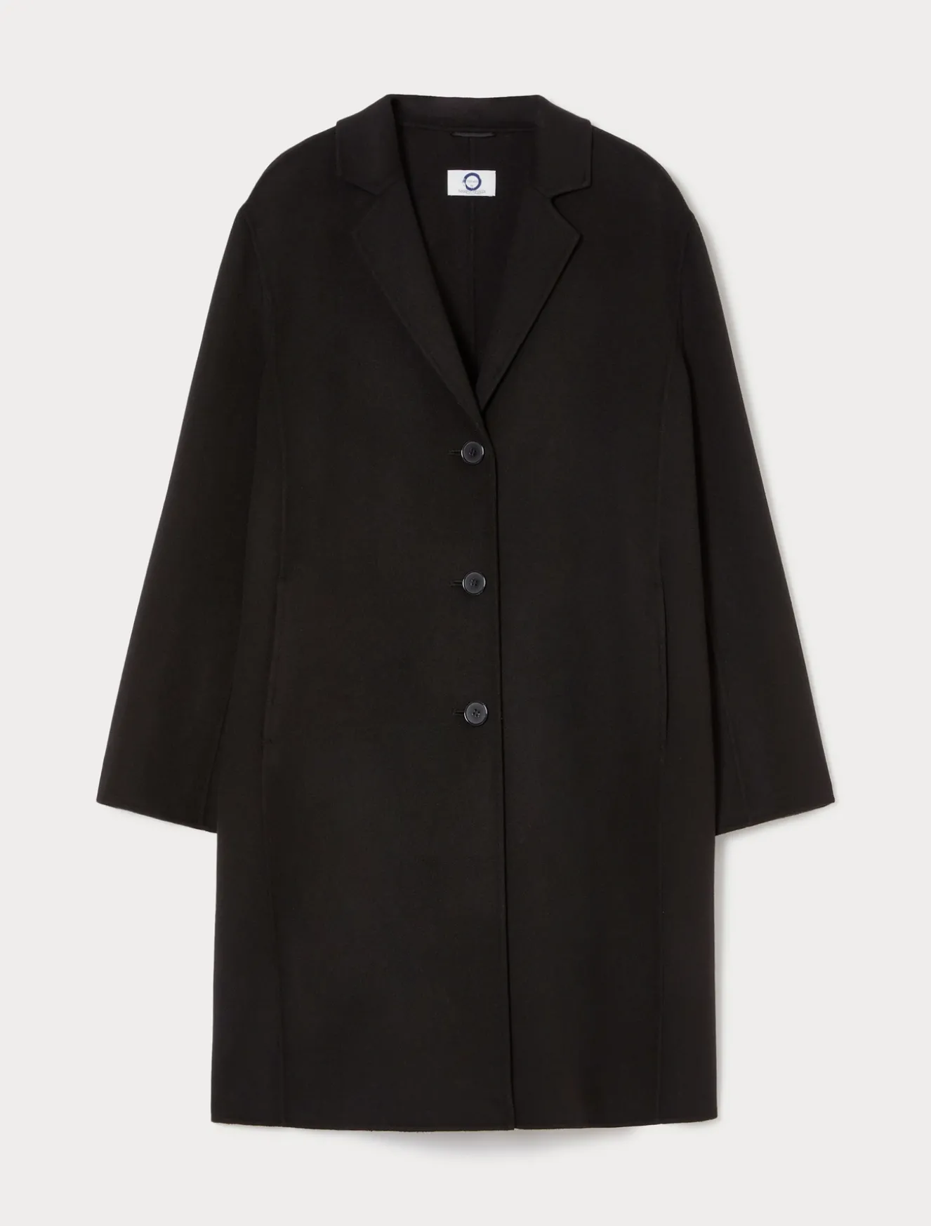 Cappotto in double di lana e cachemire