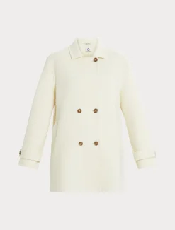 Cappotto in double di lana e cachemire