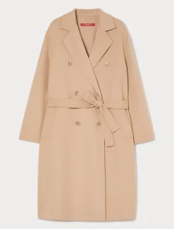 Cappotto in double di misto lana