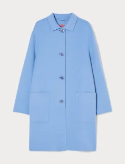 Cappotto in double di misto lana