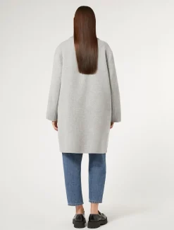 Cappotto in double di misto lana