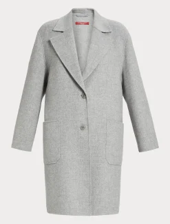 Cappotto in double di misto lana