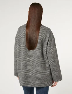 Cappotto in double di misto lana