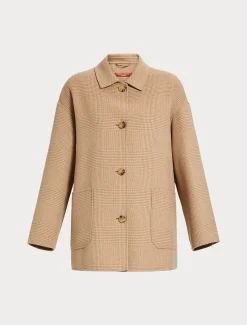 Cappotto in double di misto lana