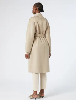 Cappotto in double di puro cachemire