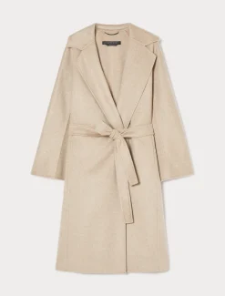 Cappotto in double di puro cachemire