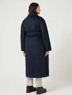 Cappotto in double di pura lana