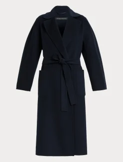 Cappotto in double di pura lana