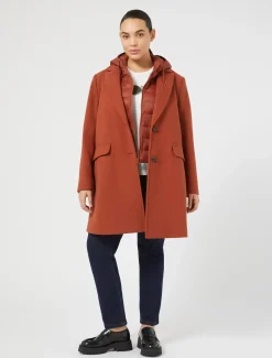 Cappotto in jersey stretch