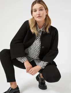 Cappotto in jersey stretch