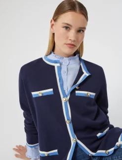 Cardigan in cotone modal