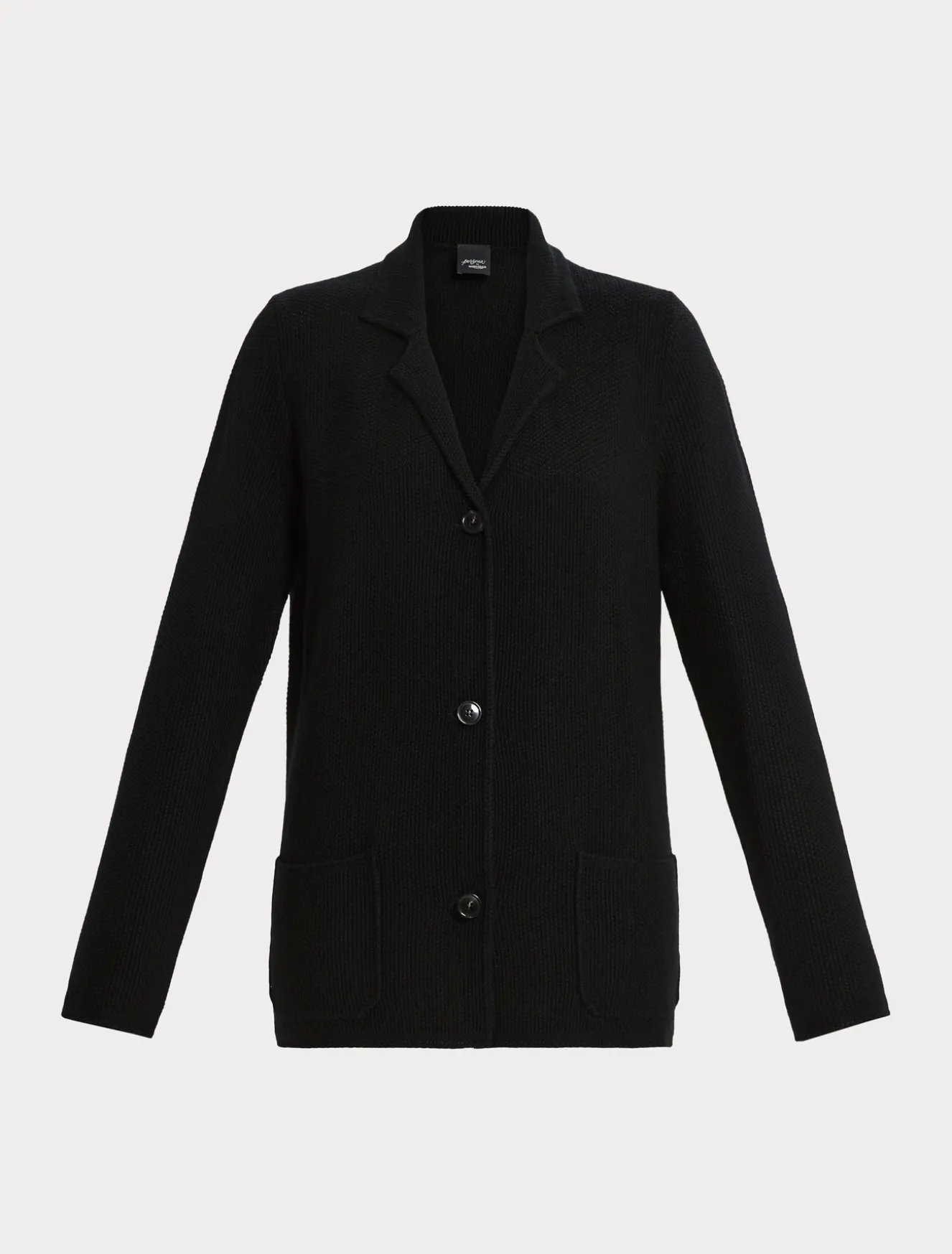 Cardigan in filato di maglia e lana