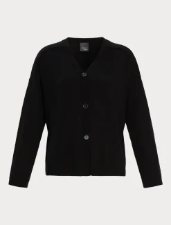 Cardigan in filato di maglia e lana