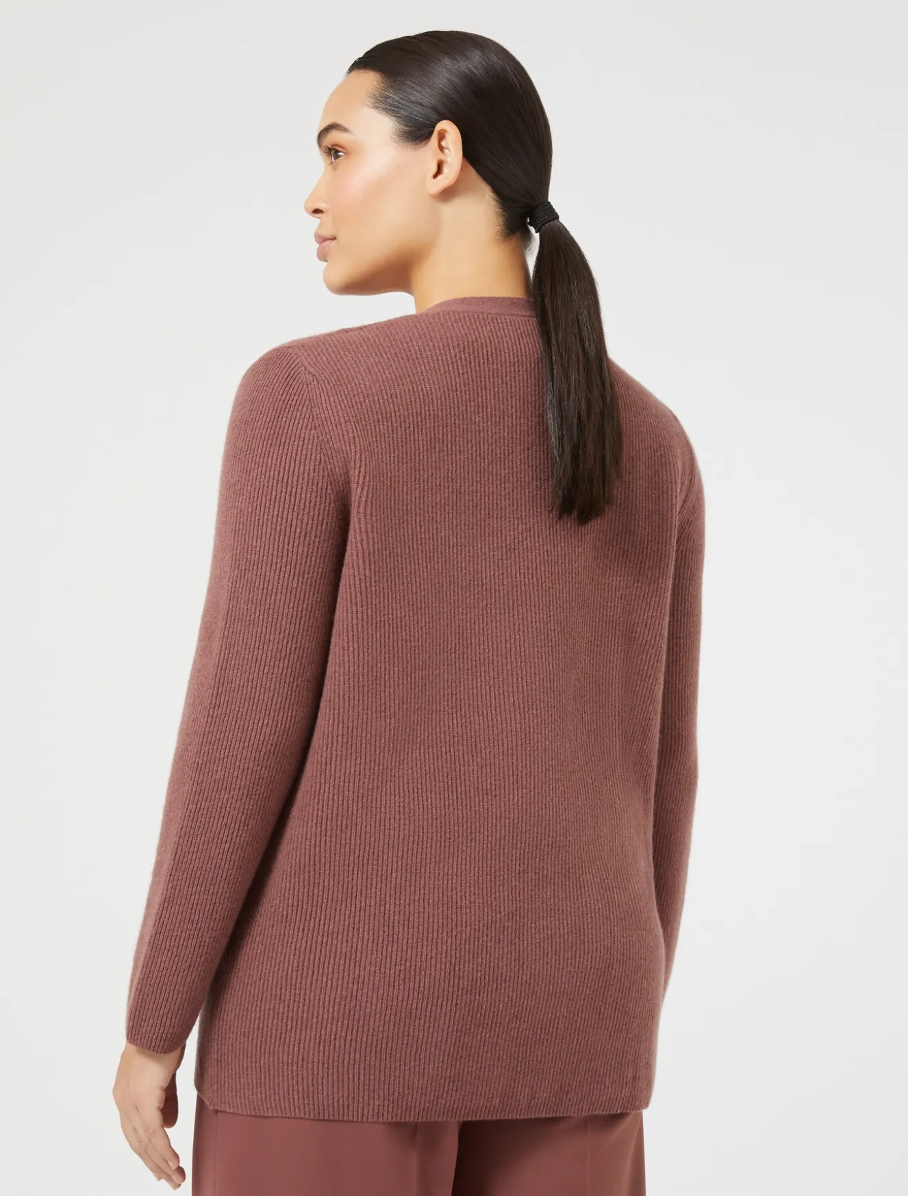 Cardigan in lana e cachemire