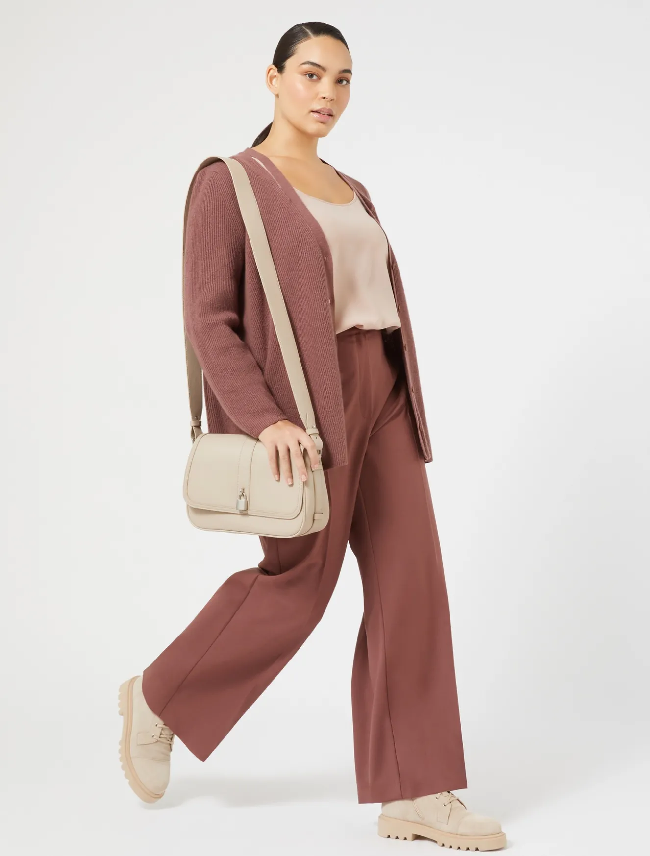 Cardigan in lana e cachemire