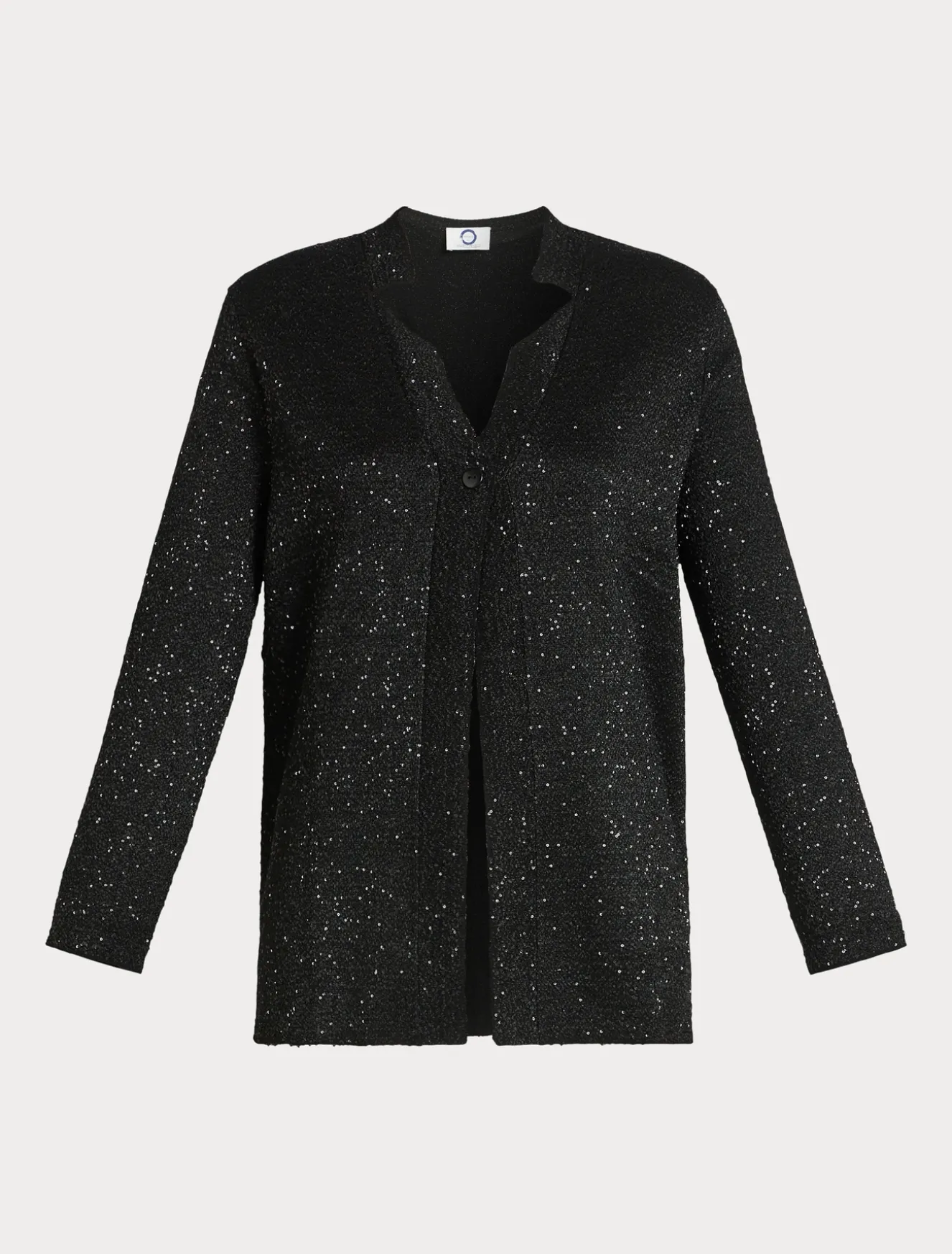 Cardigan in maglia con paillettes
