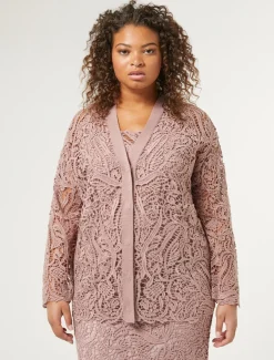 Cardigan in maglia con ricamo