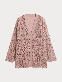 Cardigan in maglia con ricamo