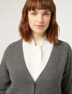 Cardigan in misto lana