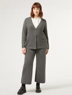 Cardigan in misto lana