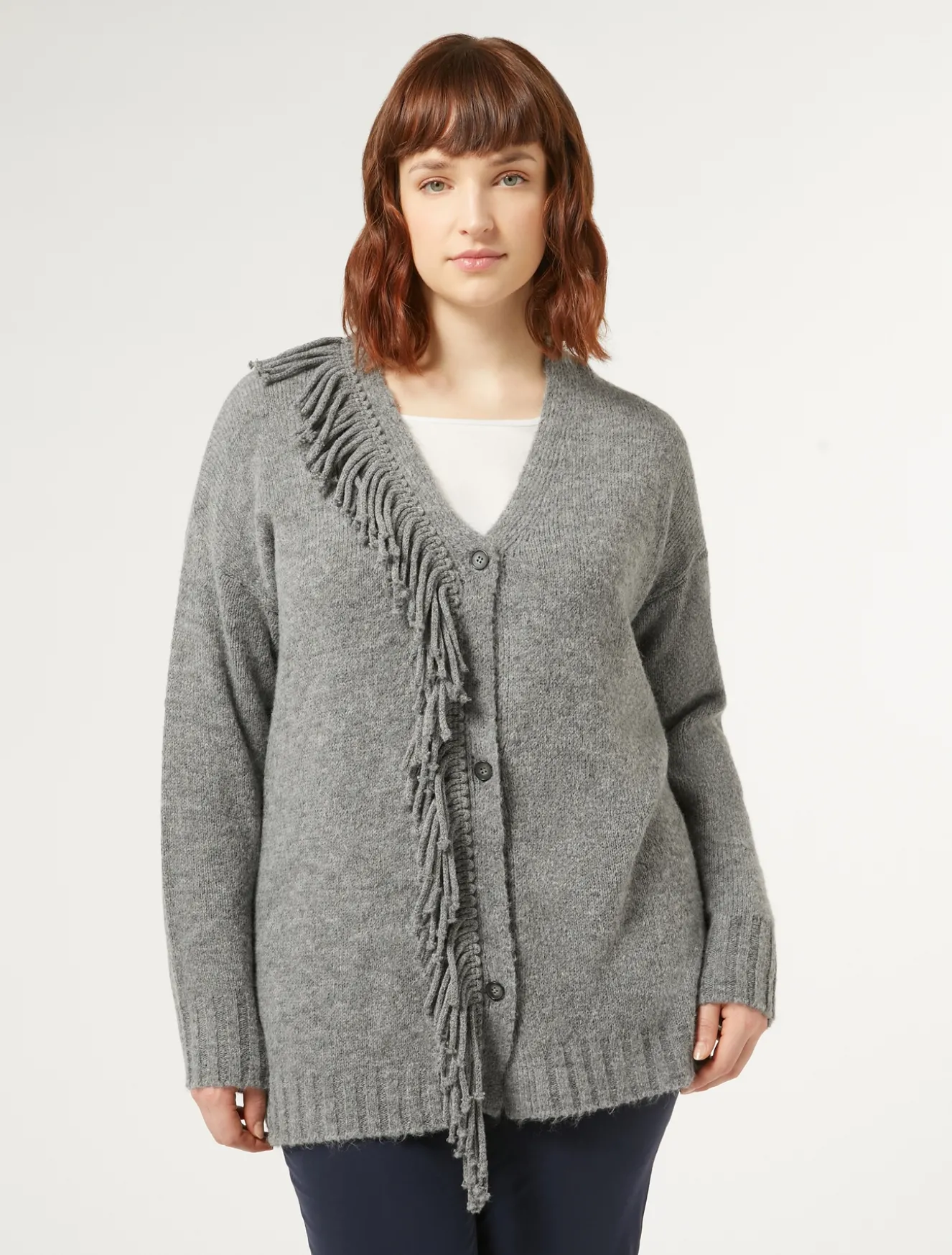 Cardigan in misto lana
