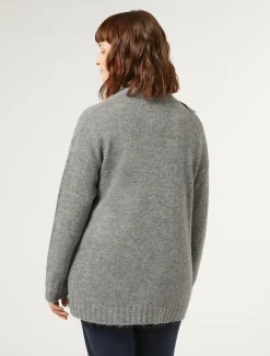 Cardigan in misto lana