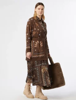 Cardigan in misto lana