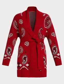 Cardigan in misto lana jacquard