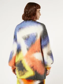 Cardigan in misto mohair