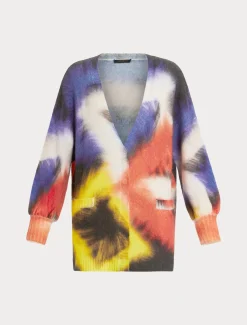 Cardigan in misto mohair