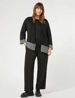 Cardigan in viscosa lurex