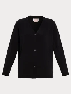 Cardigan in viscosa stretch